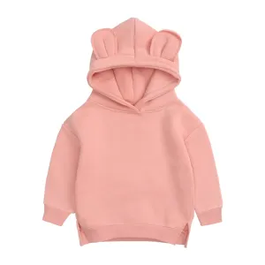 Cotton Bear Hoodie - Peach