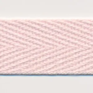 Cotton Herringbone Tape #05 Pale Pink