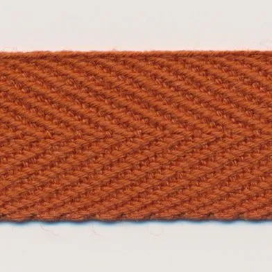 Cotton Herringbone Tape #21 Pumpkin