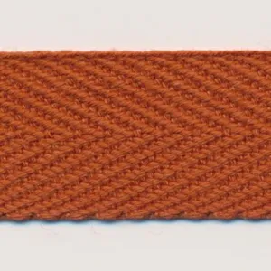 Cotton Herringbone Tape #21 Pumpkin