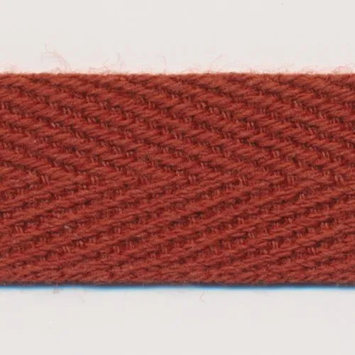 Cotton Herringbone Tape #26 Rust