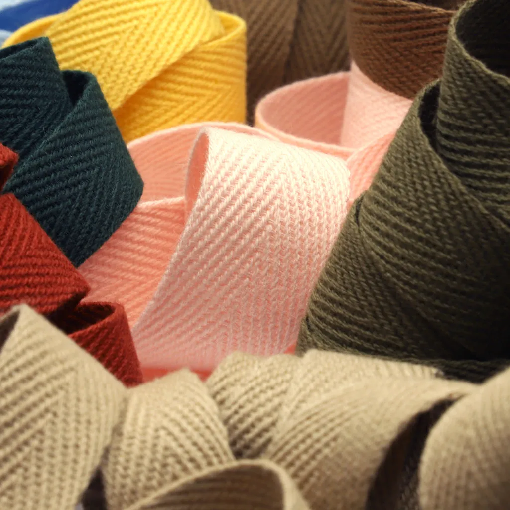 Cotton Herringbone Tape #26 Rust