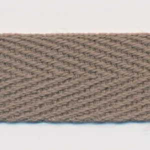 Cotton Herringbone Tape #34 Olive Gray