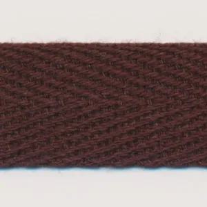 Cotton Herringbone Tape #36 Dark Brown