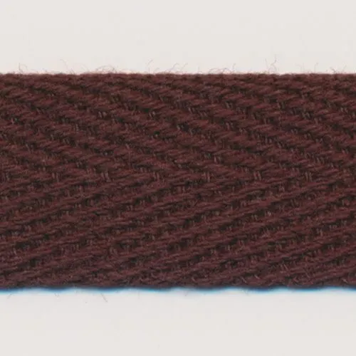 Cotton Herringbone Tape #36 Dark Brown