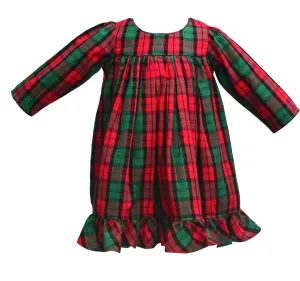 Cotton Kids - Baby & Toddler Girl Plaid Christmas Dress