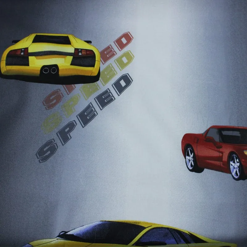 Cotton Kids Fabric 2229 Ferrari Print 140 cm