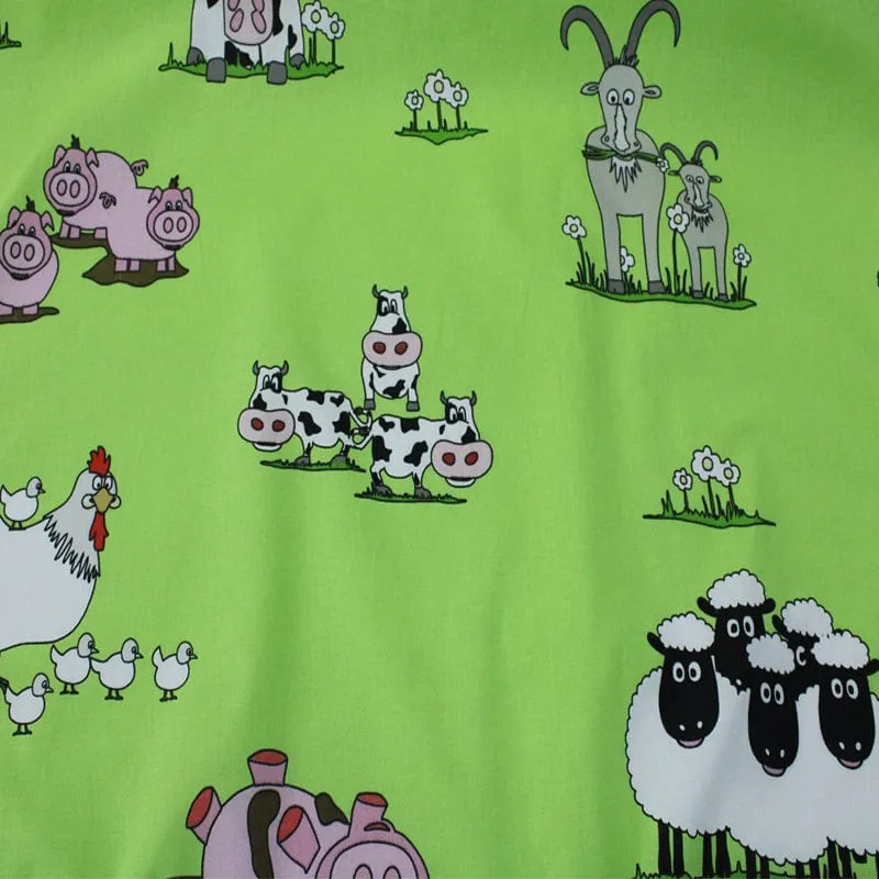 Cotton Kids Fabric 2229 Goat Print 140 cm
