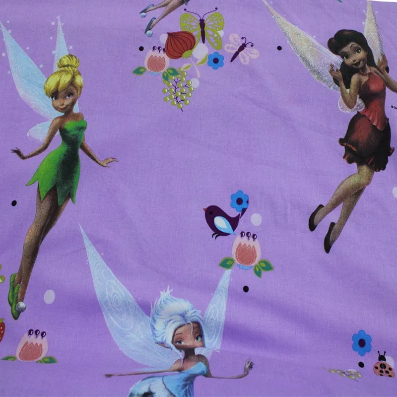 Cotton Kids Fabric Lilac Print