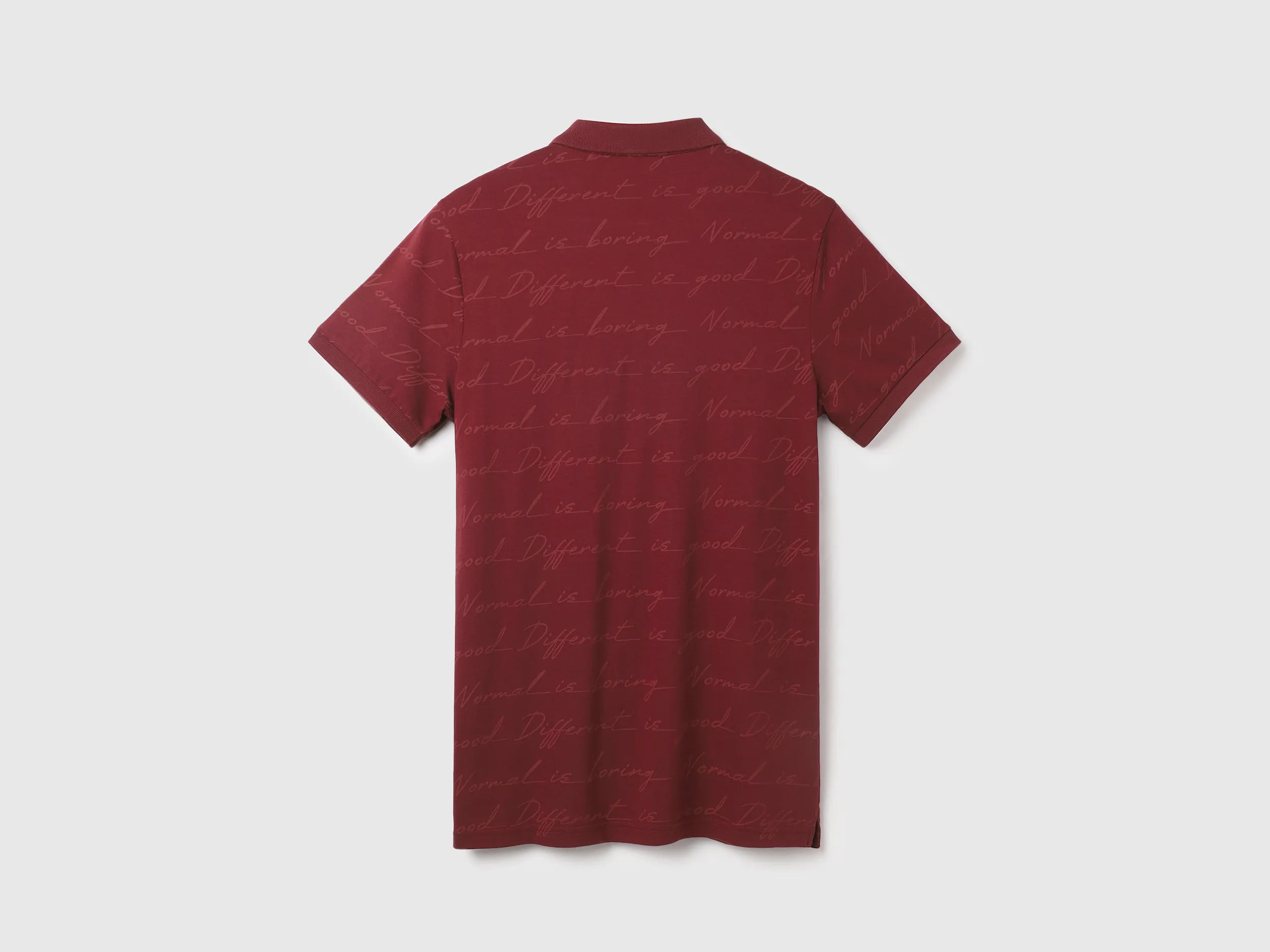 Cotton Printed Polo Collar Mens T-shirts