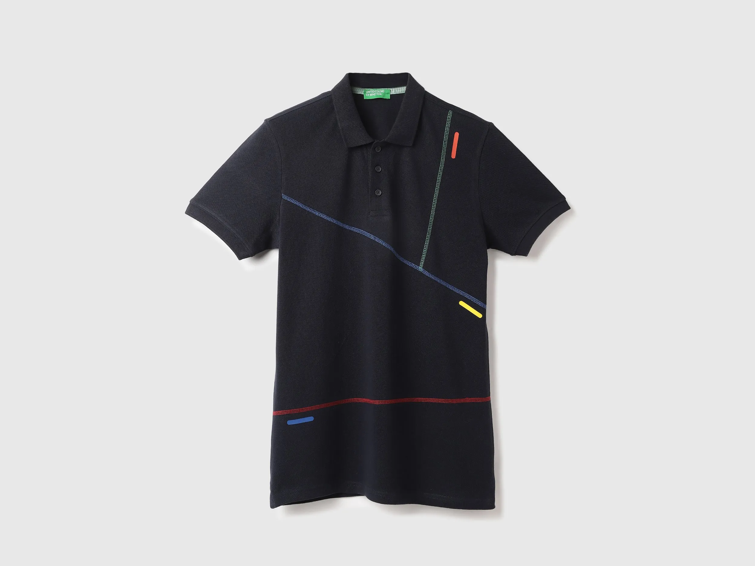 Cotton Solid Polo Collar Mens T-shirts