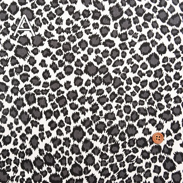 Cotton Twill Print Fabric - Leopard