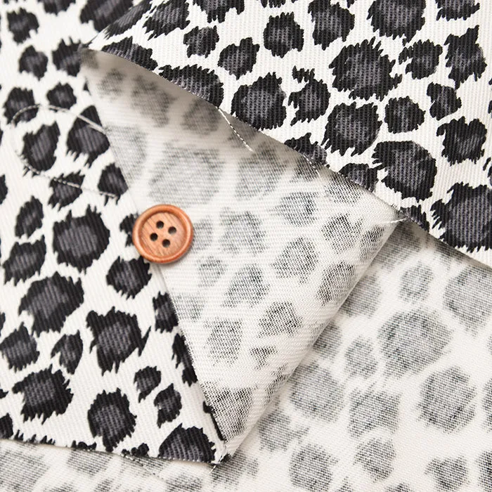 Cotton Twill Print Fabric - Leopard