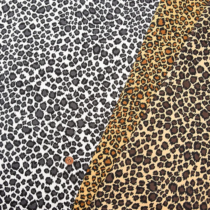 Cotton Twill Print Fabric - Leopard