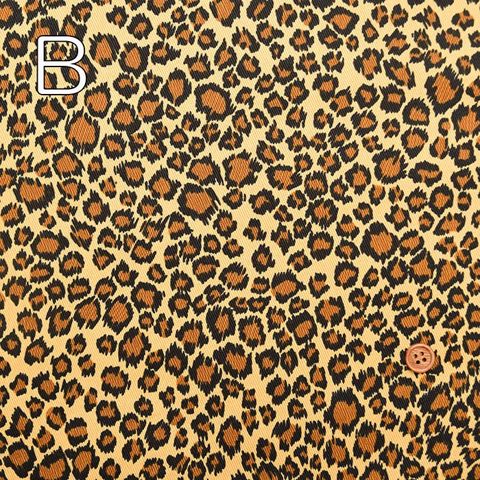 Cotton Twill Print Fabric - Leopard