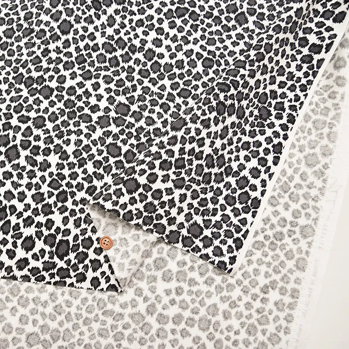 Cotton Twill Print Fabric - Leopard