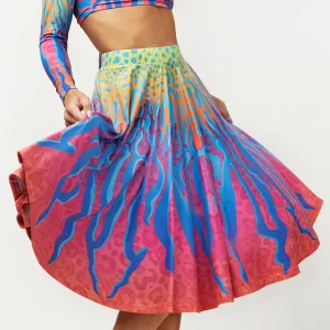 CRYPTIC FREQUENCY CIRCLE SKIRT
