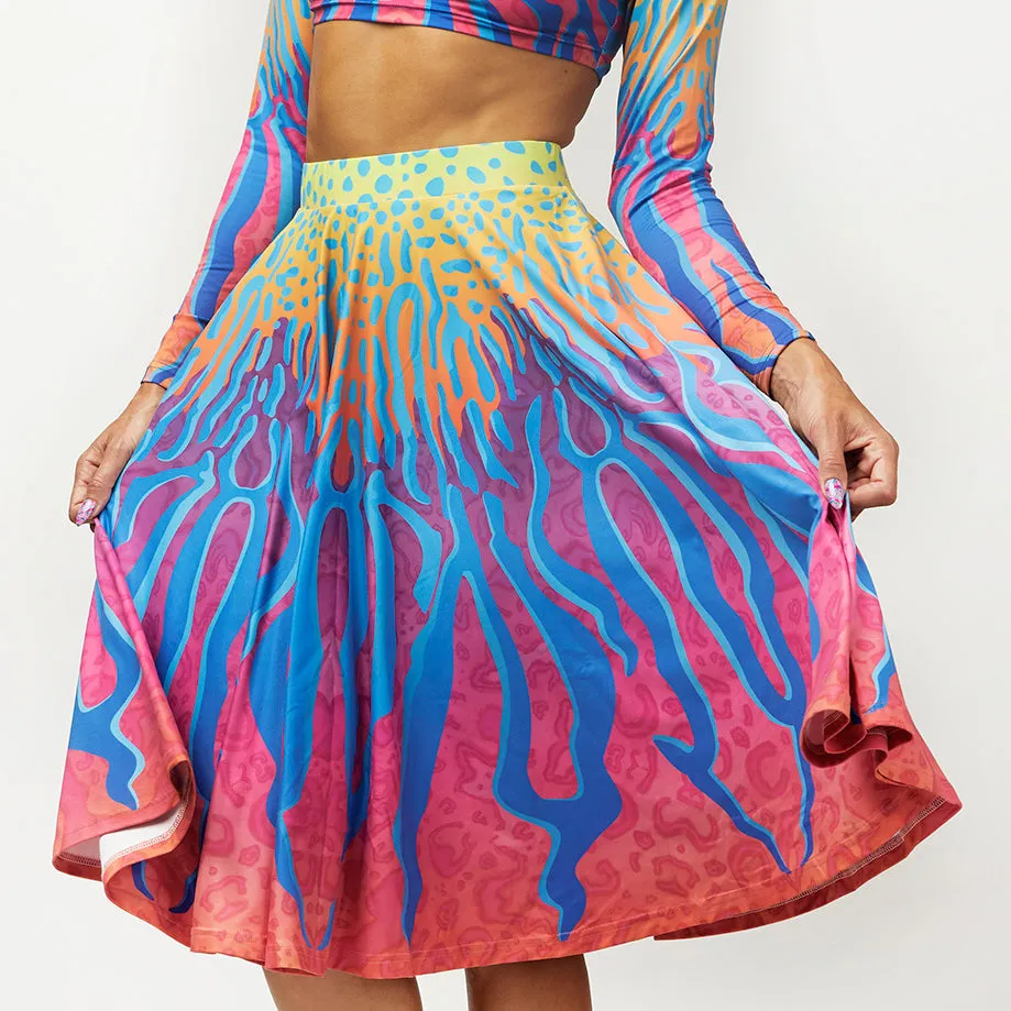 CRYPTIC FREQUENCY CIRCLE SKIRT