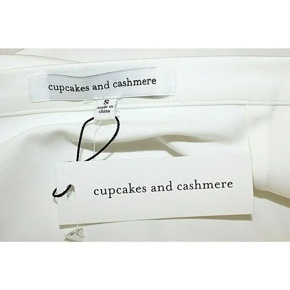 𝅺cupcakes and Cashmere Jann Ivory Pencil Skirt