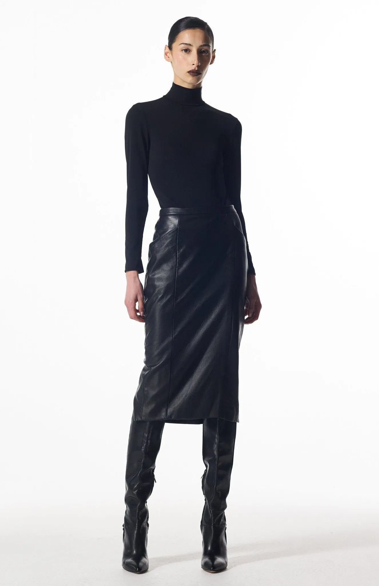 Cycla | Leather Pencil Skirt