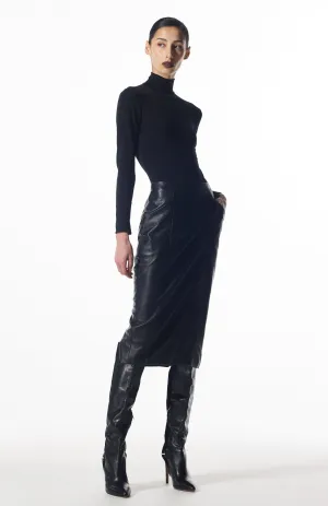 Cycla | Leather Pencil Skirt