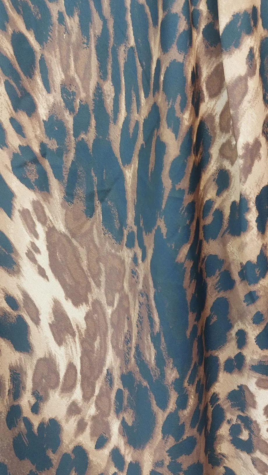 Dancing Leopard Brown Renzo Mid Slip Skirt In Luxe Leopard UK 6