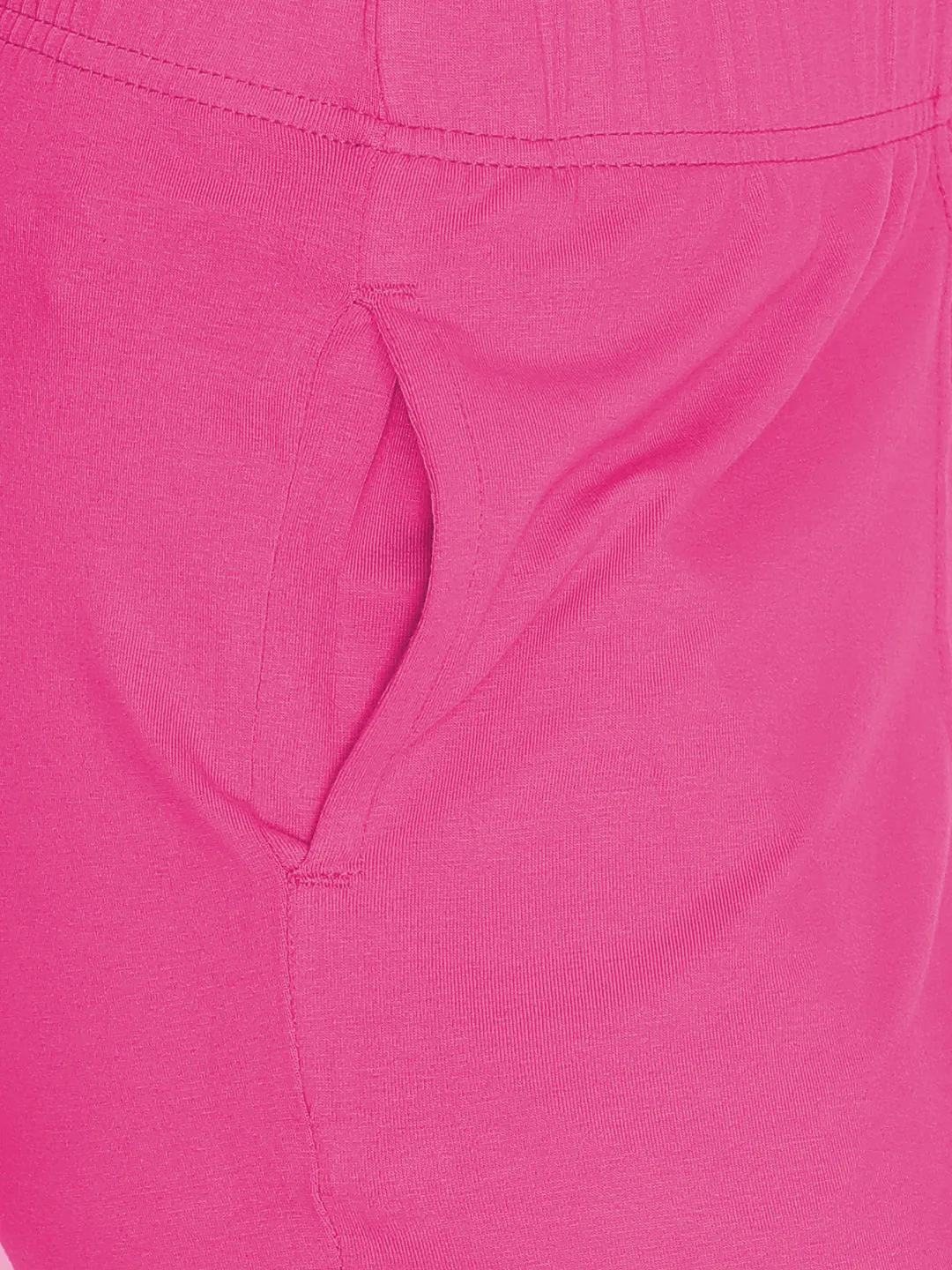 Dark Pink Stretch Pencil Pant