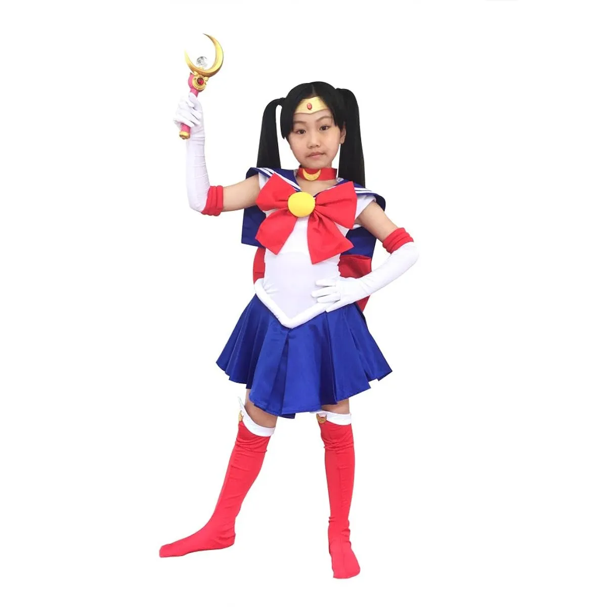 DAZCOS Kids Size Bunny Tsukino Usagi Cosplay Costume