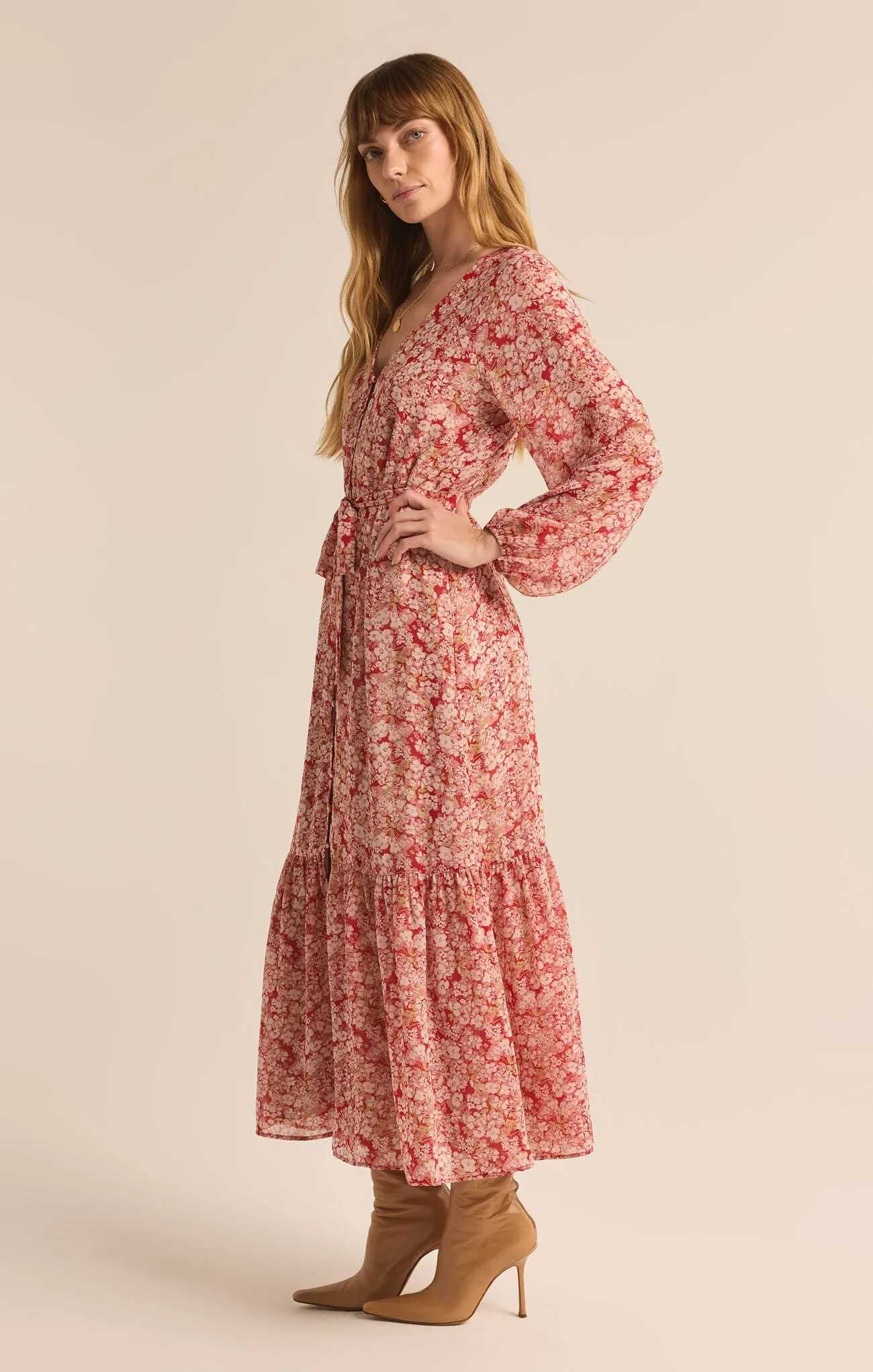 Della Floral Print Dress