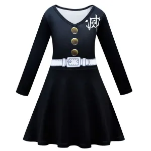 Demon Slayer Cosplay Dress Girls  Kids  Cosplay Costume Halloween Carnival Suit