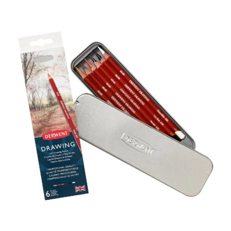 Derwent Drawing Tin 6pc