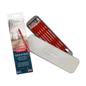 Derwent Drawing Tin 6pc