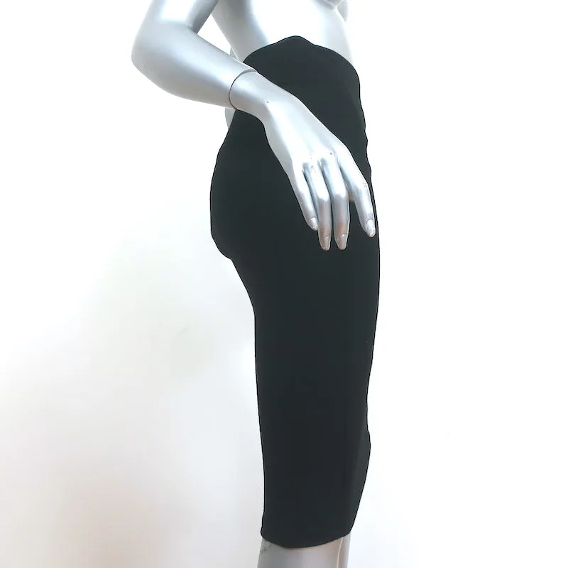 Diane von Furstenberg Pencil Skirt Martey Black Stretch Wool Size 4