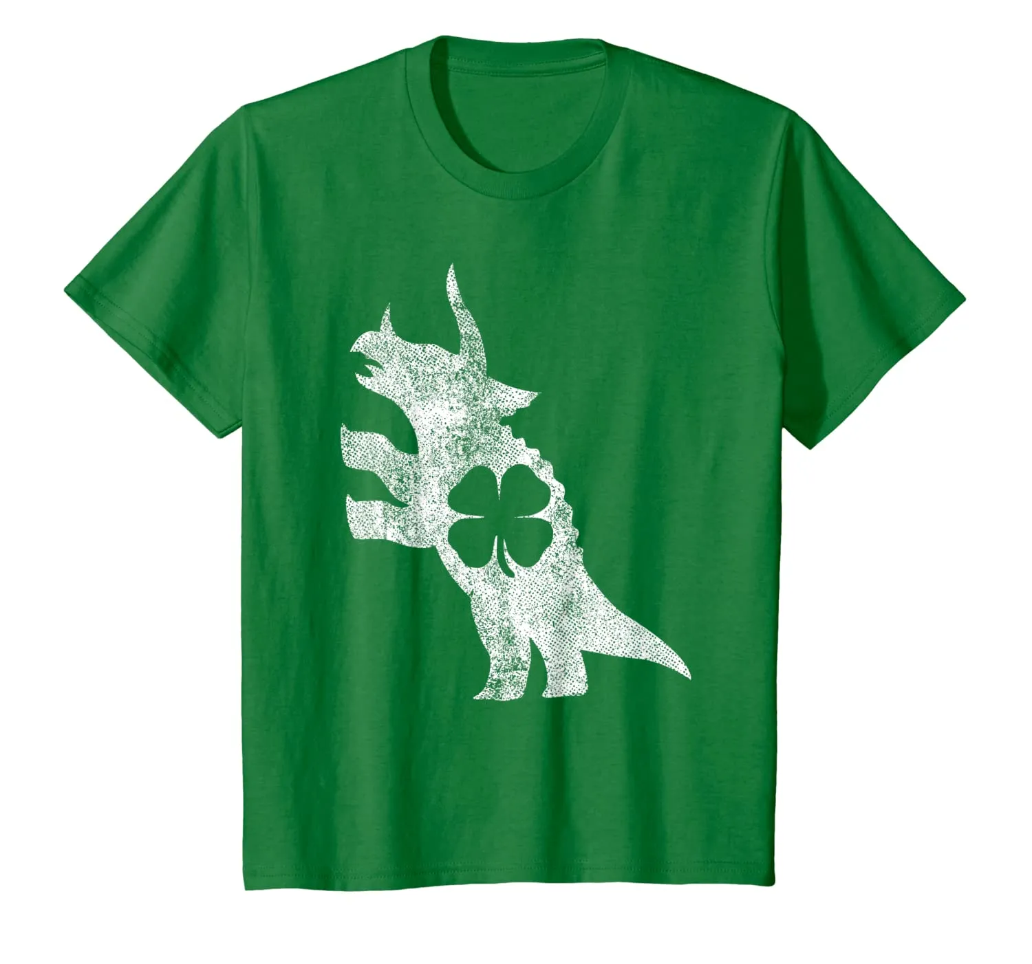 Dinosaur St Patrick's Day Shamrock Shirt Irish Boys Kids T-Shirt