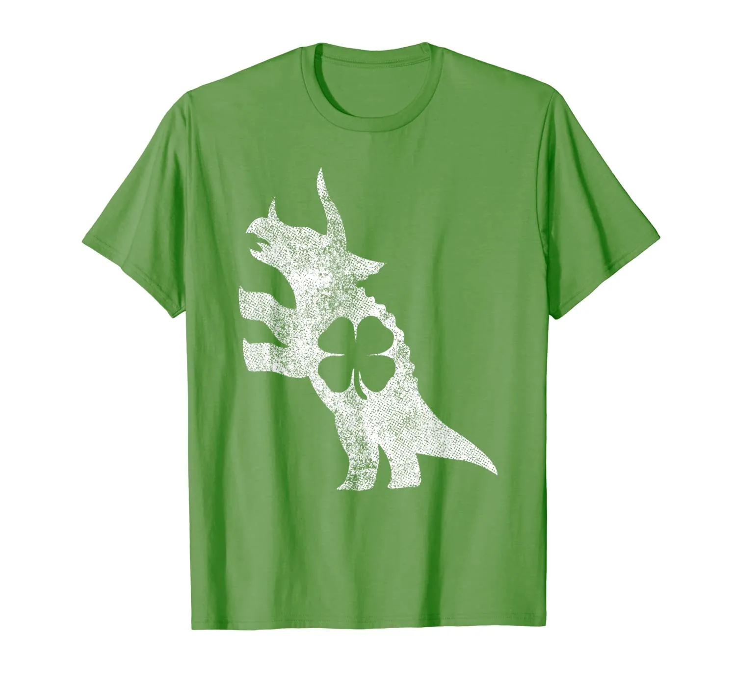 Dinosaur St Patrick's Day Shamrock Shirt Irish Boys Kids T-Shirt