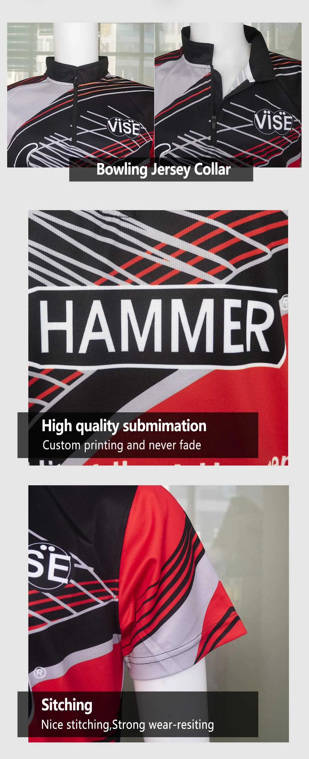 Distinctive Bowling Polo Shirts - Variety of Designs - bps-03 | ZAB Sports Apparel