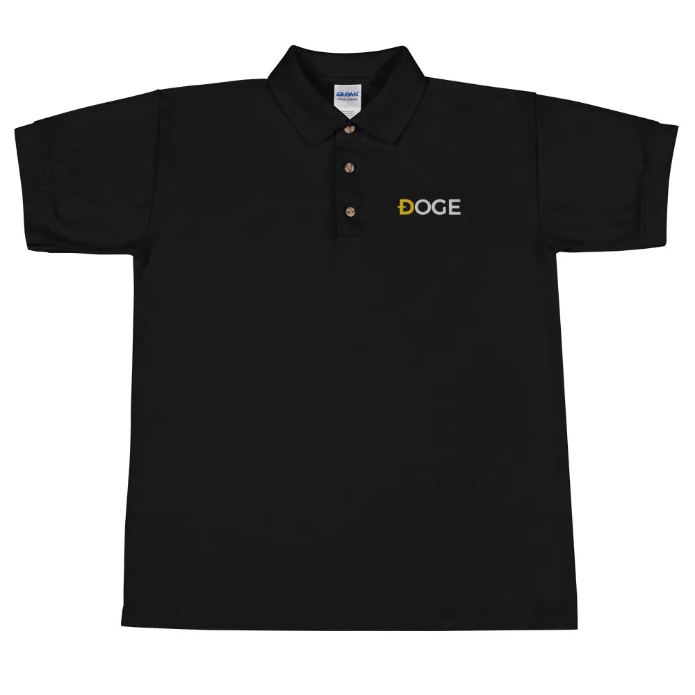 DOGE Embroidered Polo Shirt
