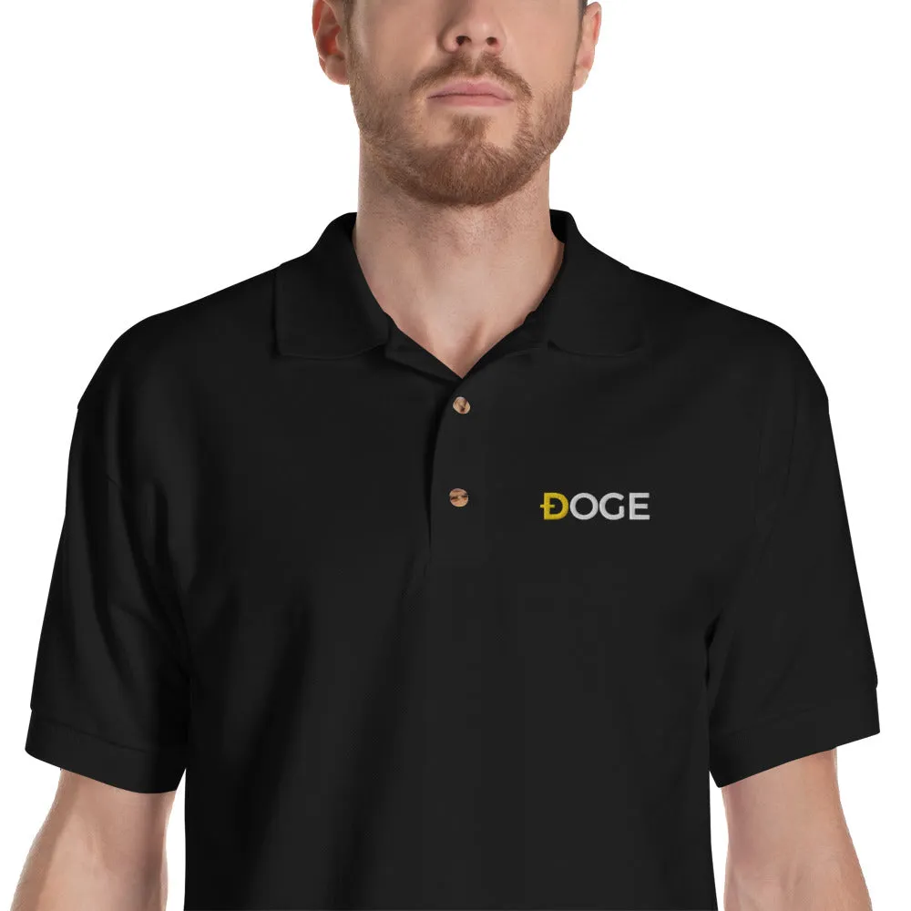 DOGE Embroidered Polo Shirt