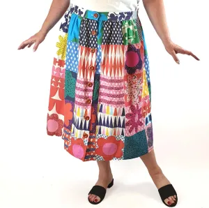Doops beautiful print skirt size XXXL