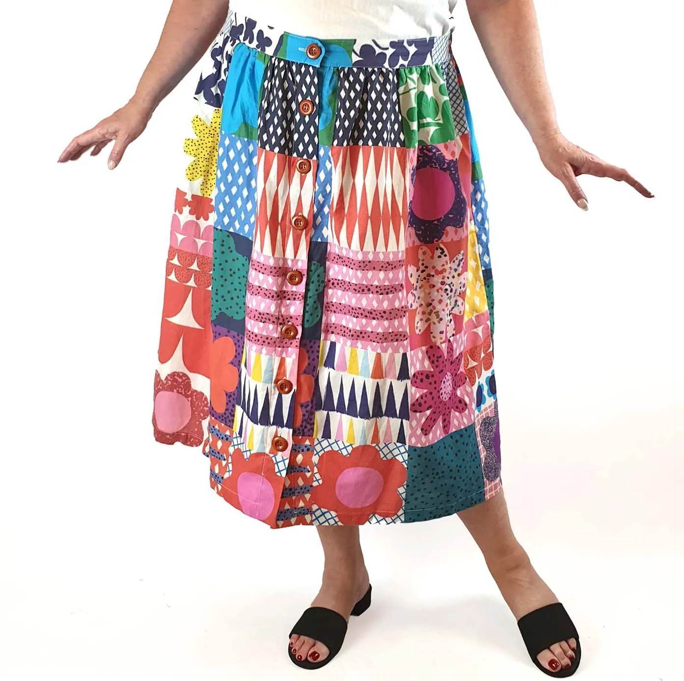 Doops beautiful print skirt size XXXL