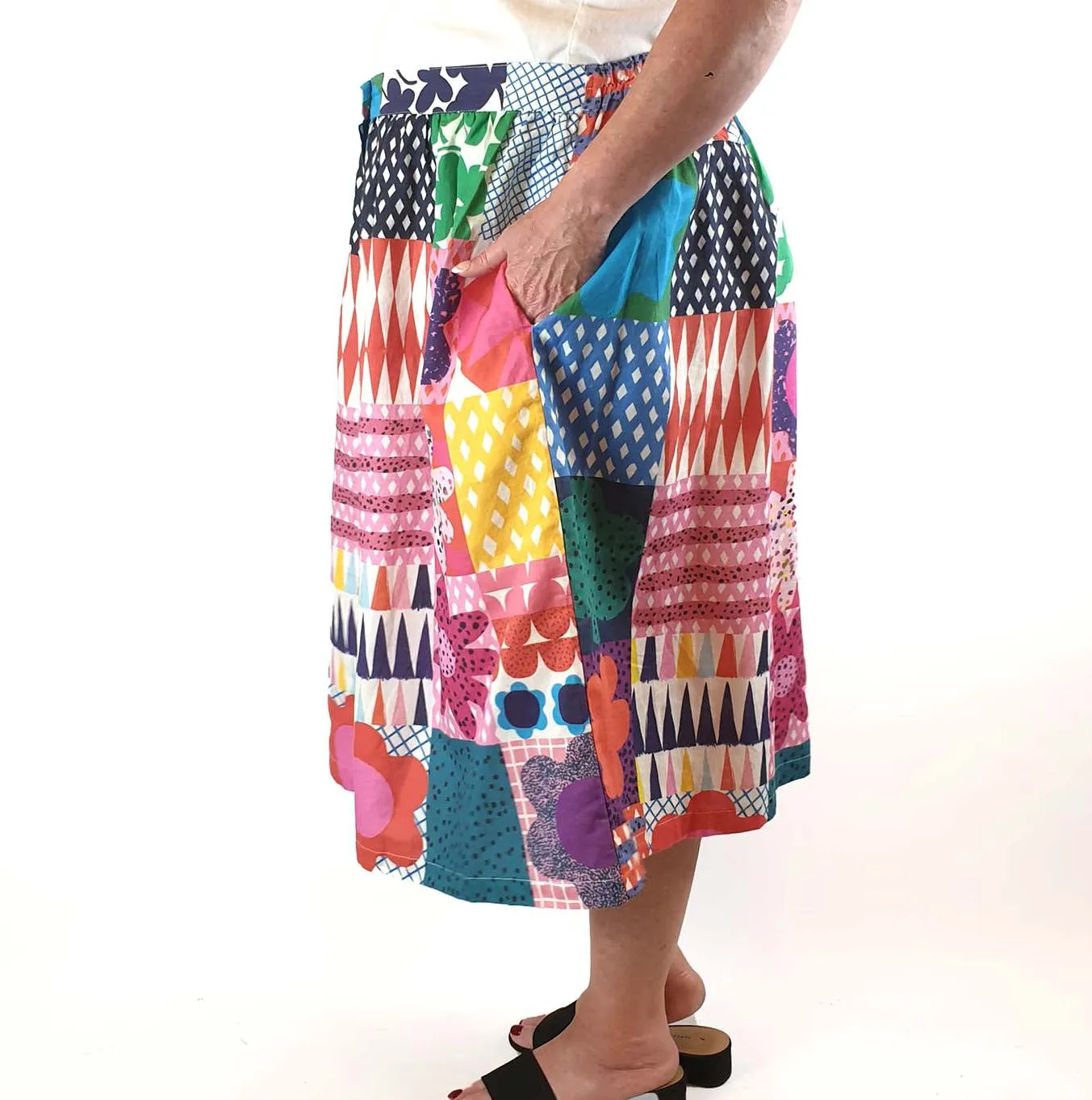 Doops beautiful print skirt size XXXL