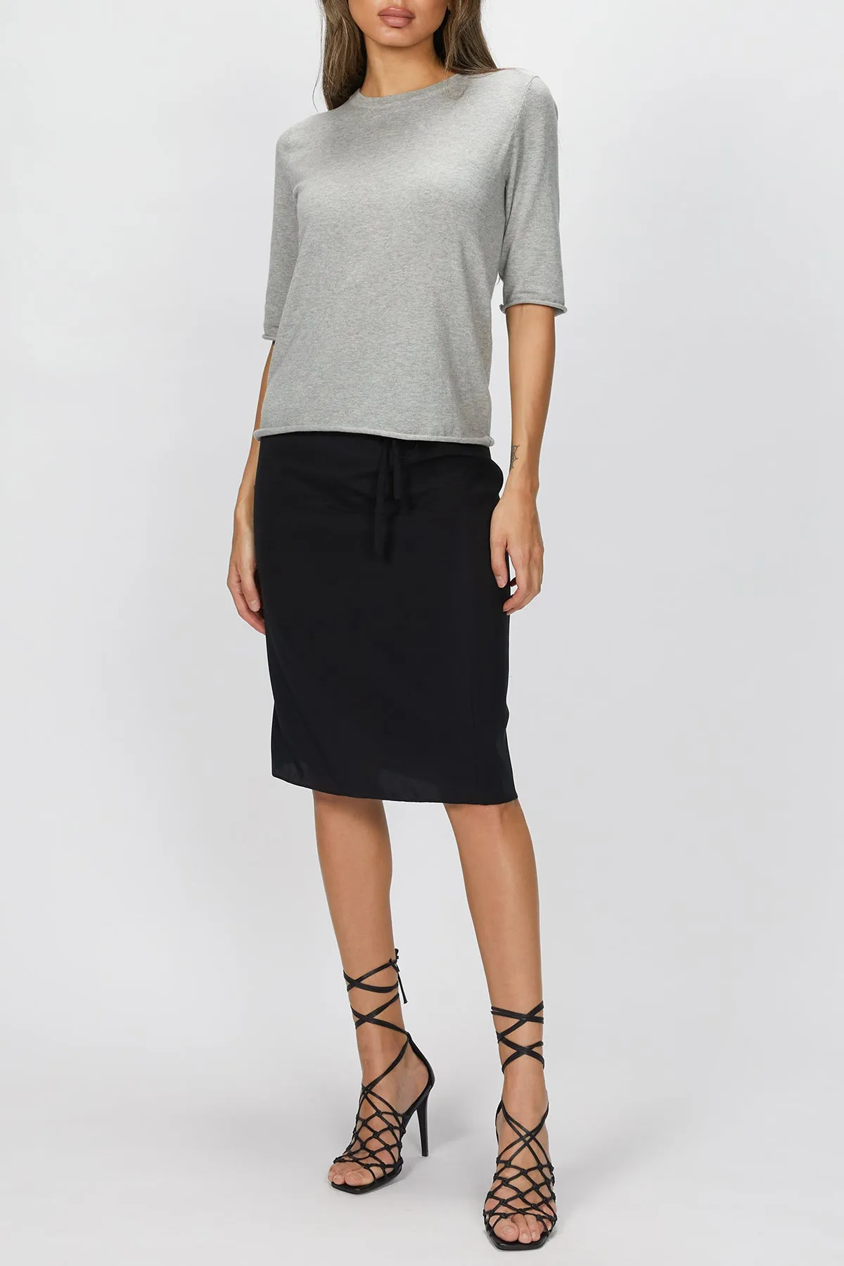 DRAWSTRING SKIRT