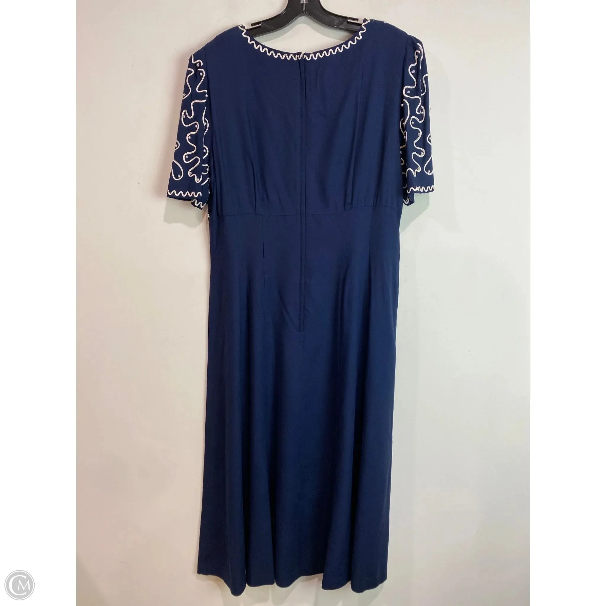 Dress Casual Maxi By Clothes Mentor In Navy, Size: L