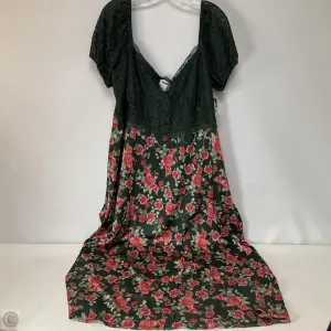 Dress Casual Maxi By Cmc In Floral Print, Size: 2x