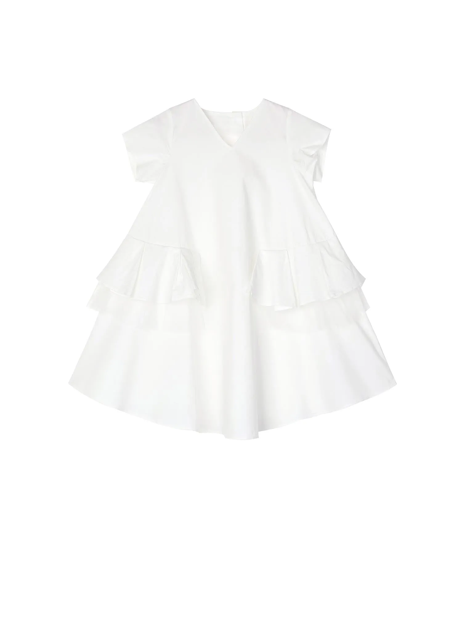 Dresses / jnby by JNBY Solid V-Neck Short Sleeve Dress