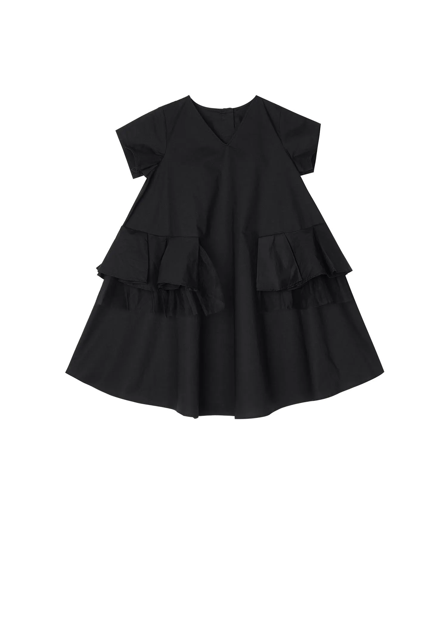 Dresses / jnby by JNBY Solid V-Neck Short Sleeve Dress