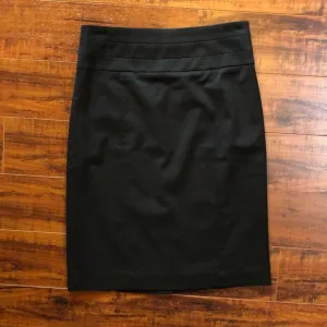 Dressy Black High Waisted Pencil Skirt