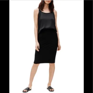 Eileen Fisher washable Stretch crepe penci…