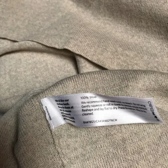 Eileen Fisher Wool Pull On Pencil Skirt