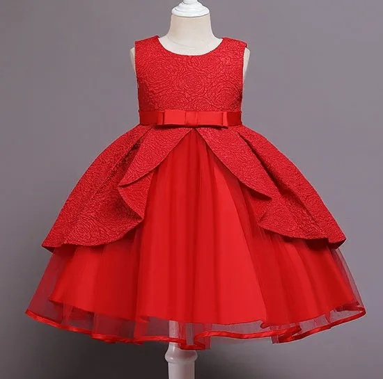 Embroidery Silk Princess Dress